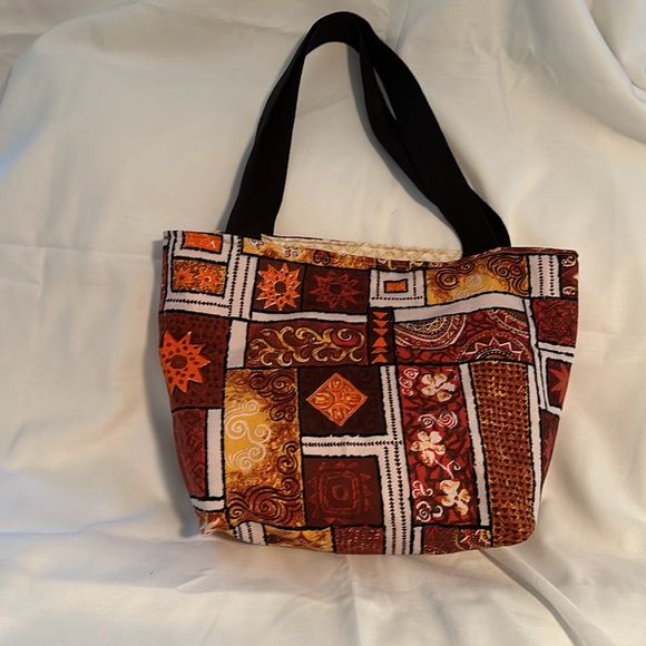 Vintage Hawaiian print tote - Picture 2 of 4